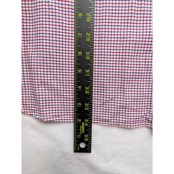 Ralph Lauren Mens Short Sleeve Button Down Shirt 3XB Red Blue Pattern Color Pony - Picture 6 of 7